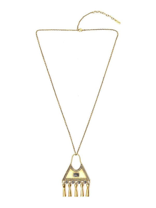 Saint Laurent Triangle Charm Necklace - Women - Piano Luigi