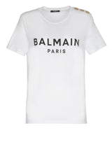 Balmain Logo Print T-shirt - Women - Piano Luigi