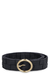 Bottega Veneta Leather Belt - Women - Piano Luigi