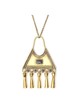 Saint Laurent Triangle Charm Necklace - Women - Piano Luigi