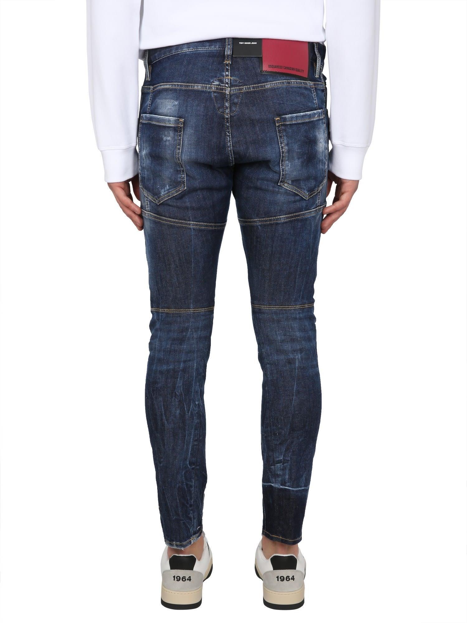 Dsquared2 Tidy Biker Jeans - Men – Piano Luigi