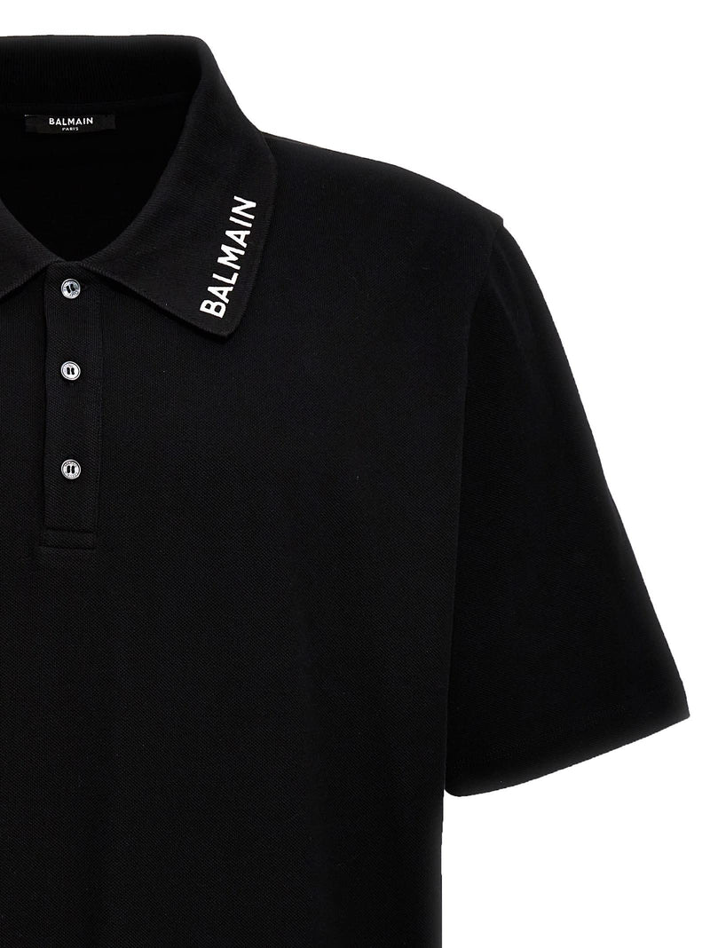 Balmain Logo Polo Shirt - Men - Piano Luigi