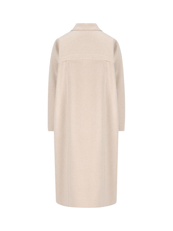 Fendi Ff Jacquard Long Sleeved Coat - Women