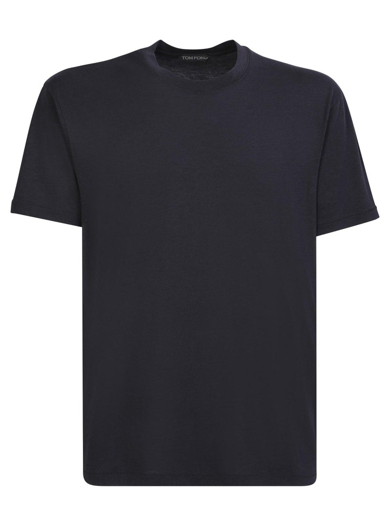 Tom Ford Black Lyocell T-shirt - Men - Piano Luigi