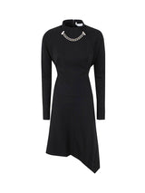 J.W. Anderson Neck Chain Long Sleeve Dress - Women - Piano Luigi