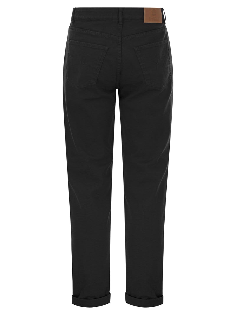 Brunello Cucinelli Five-pocket Traditional Fit Trousers In Light Comfort-dyed Denim - Men - Piano Luigi