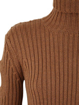 J.W. Anderson Cut Out Sleeve Turtleneck Jumper - Women - Piano Luigi