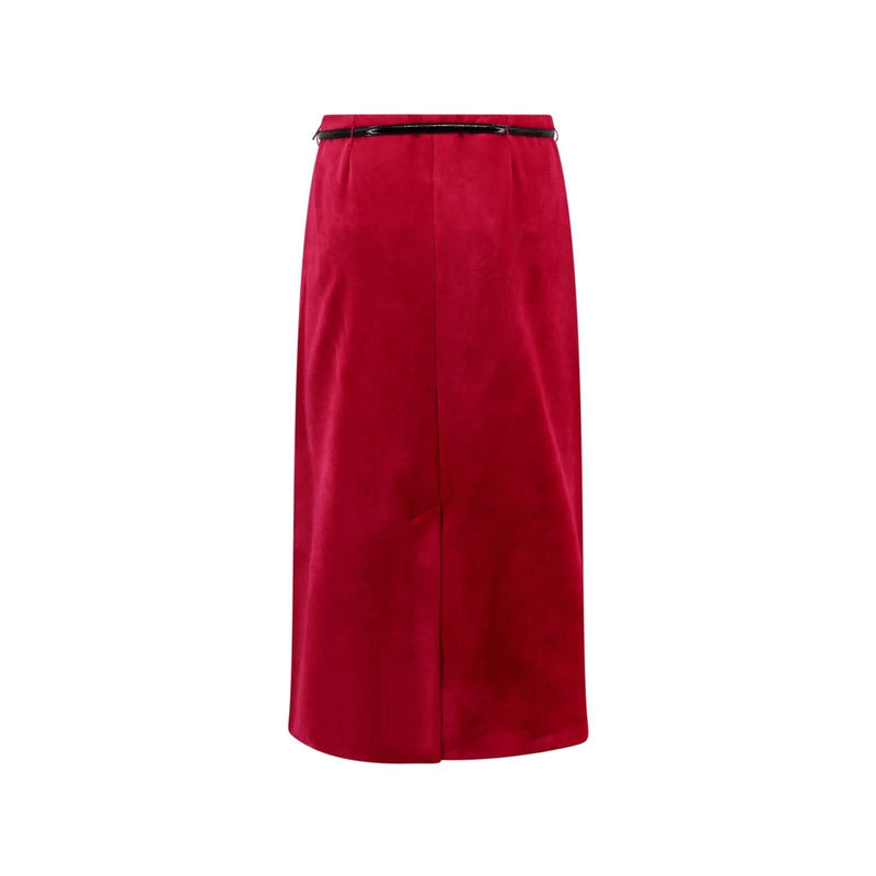 Gucci Velvet Bloom Midi Skirt - Women - Piano Luigi