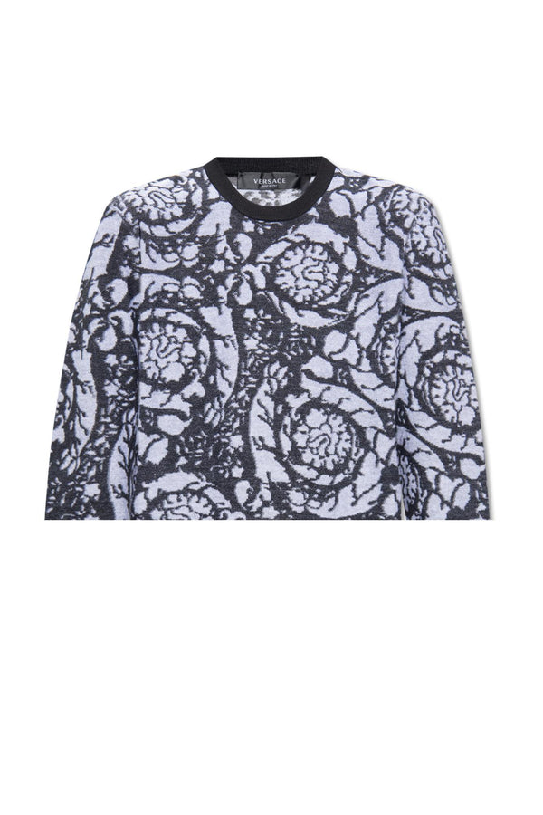 Versace Baroque Motif Sweater - Men - Piano Luigi