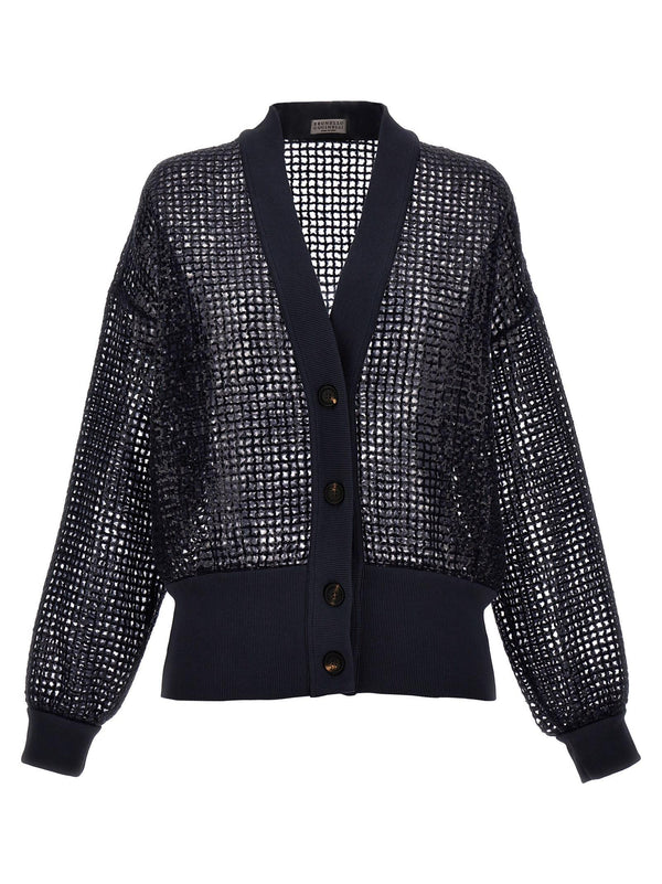 Brunello Cucinelli Sequin Cardigan - Women - Piano Luigi