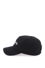 Balmain Black Cotton Cap - Men - Piano Luigi