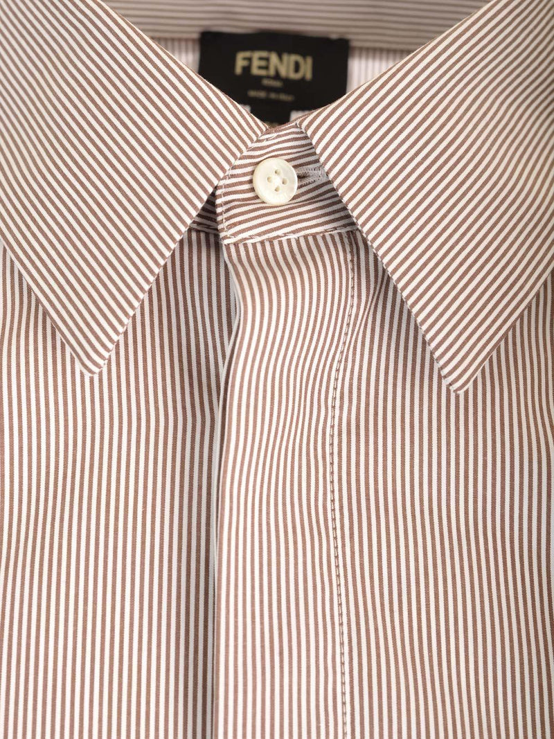 Fendi Striped Pattern Shirt - Men - Piano Luigi