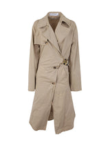 J.W. Anderson Twisted Buckle Trench Coat - Women - Piano Luigi