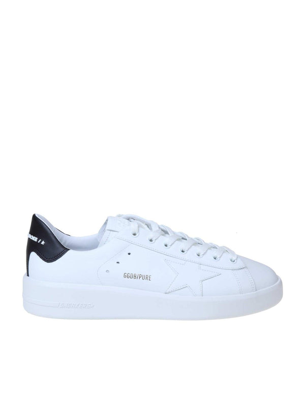 Golden Goose Pure Star Sneakers In White Leather - Women - Piano Luigi