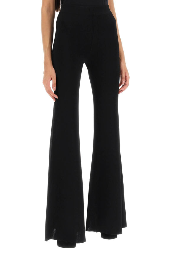 Balmain Technical Jersey Flared Pants - Women - Piano Luigi