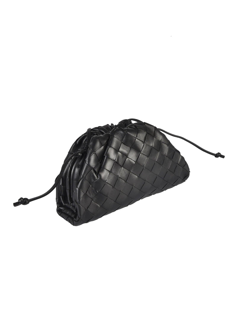 Bottega Veneta Woven Drawstring Clutch Bag - Women - Piano Luigi