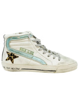 Golden Goose White Leather Slide Sneakers - Women - Piano Luigi