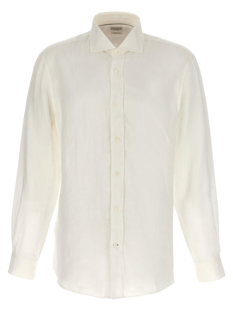 Brunello Cucinelli Linen Shirt - Men - Piano Luigi