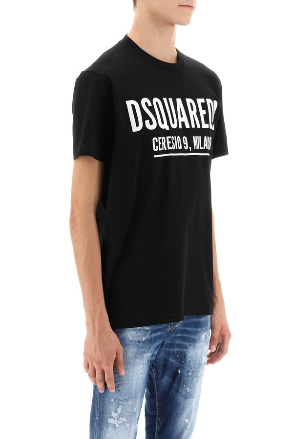 Black dsquared2 Ceresio 9, Milan T-shirt - Men - Piano Luigi