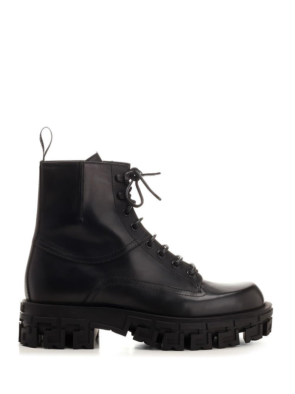 Versace greca Portico Combat Boot - Men - Piano Luigi