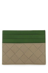 Bottega Veneta Two-tone Woven Cardholder - Men - Piano Luigi