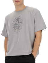 Stone Island Compass Printed Crewneck T-shirt - Men - Piano Luigi