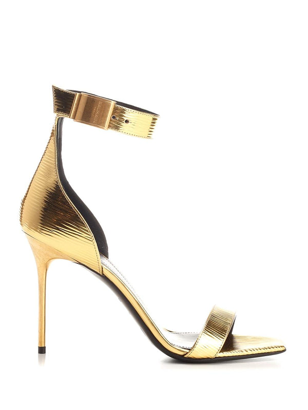 Balmain Gold uma Sandal - Women - Piano Luigi