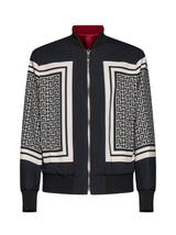 Balmain Reversible Monogram Bomber Jacket - Men - Piano Luigi