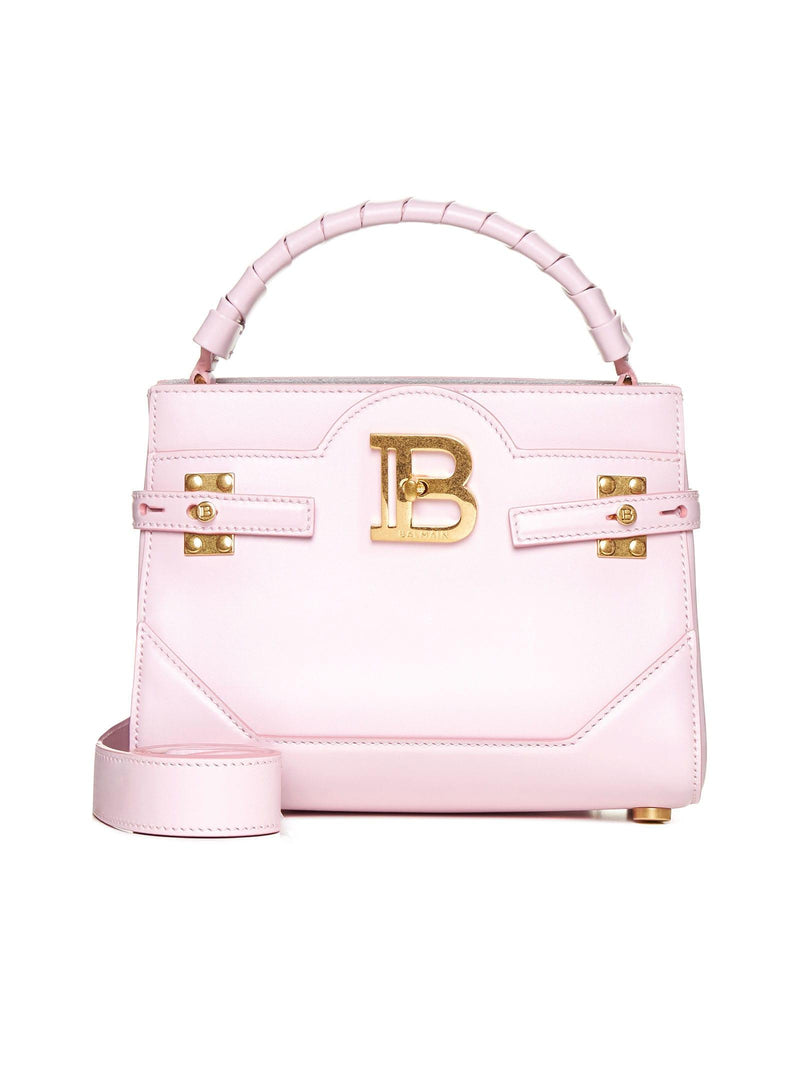 Balmain Bbuzz 22 Pink Leather Bag - Women - Piano Luigi