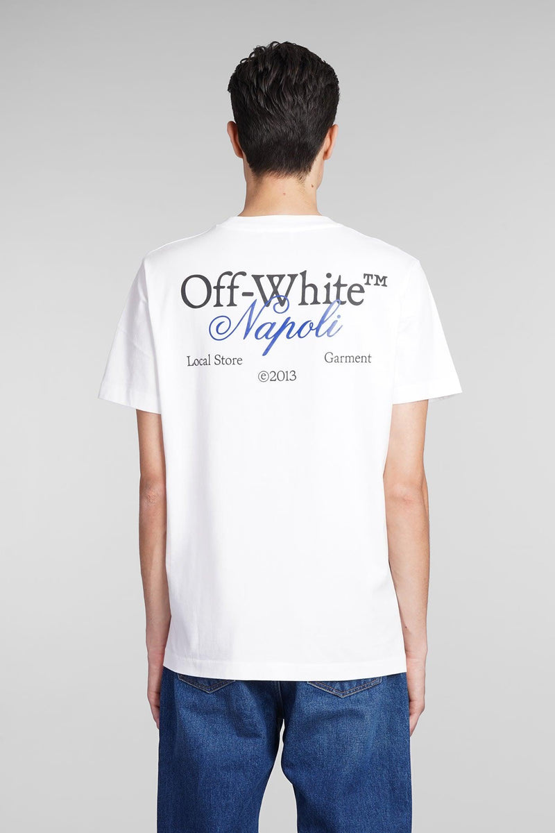 Off-White T-shirt In White Cotton - Men - Piano Luigi