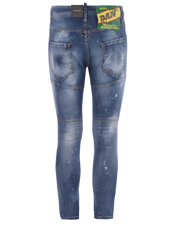 Dsquared2 Jeans tidy Biker In Cotton Denim - Men - Piano Luigi