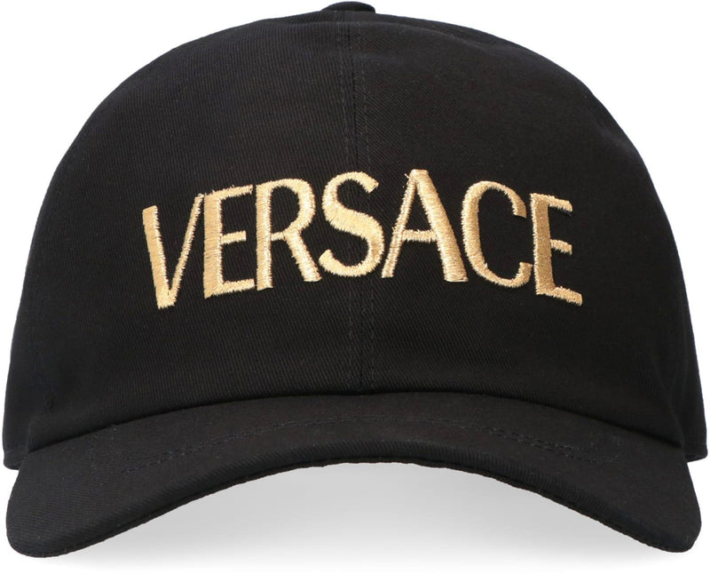 Versace Logo Embroidery Baseball Cap - Women - Piano Luigi