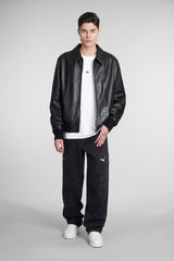 Givenchy Bomber In Black Leather - Men - Piano Luigi