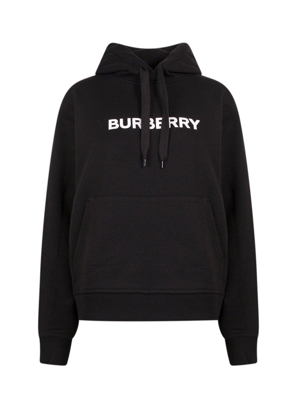 Burberry Logo Hooded Oversized Sweatshirt - Women - Piano Luigi