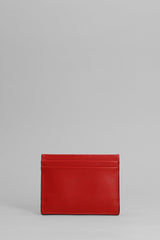 Christian Louboutin Wallet In Red Leather - Men - Piano Luigi