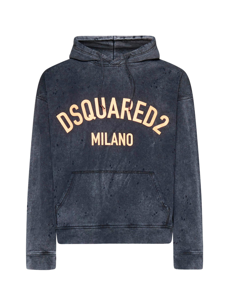 Dsquared2 Rock Wash Hercalina Hoodie - Men - Piano Luigi