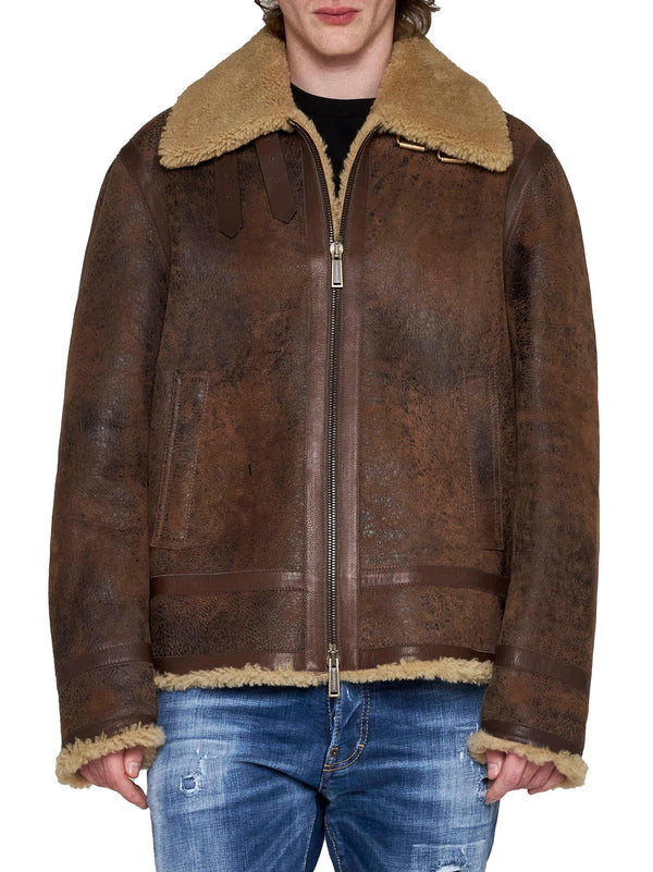 Dsquared2 Shearling Jacket - Men - Piano Luigi