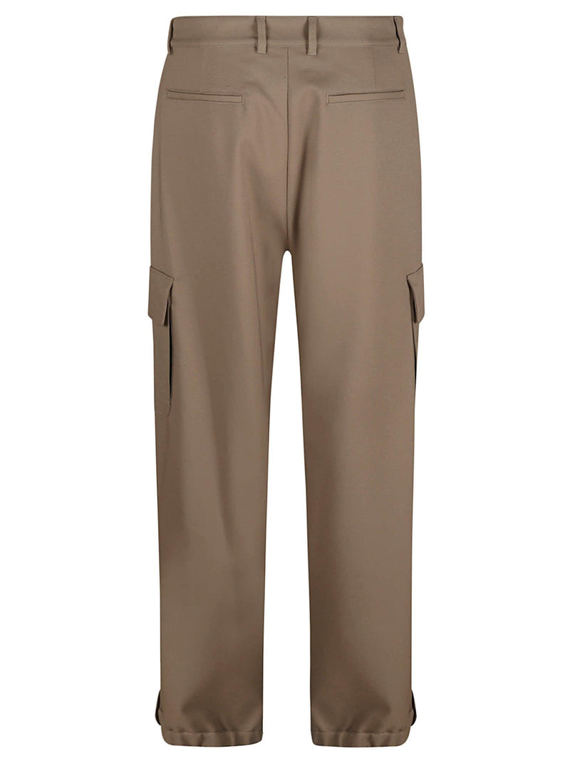 Off-White Cargo Embroidered Trousers - Men - Piano Luigi