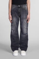 Balmain Jeans In Black Cotton - Men - Piano Luigi