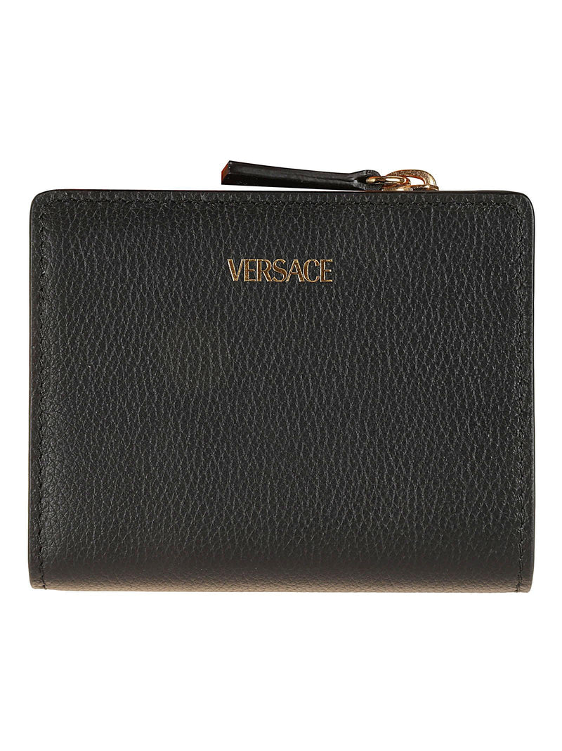 Versace Top Zip Buttoned Wallet - Women - Piano Luigi