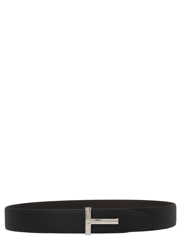 Tom Ford Logo Reversible Belt - Men - Piano Luigi