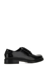 Prada Black Leather Lace-up Shoes - Men - Piano Luigi