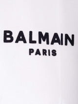 Balmain Flocked Logo T-shirt - Women - Piano Luigi