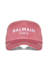 Balmain Logo Embroidery Baseball Cap - Women - Piano Luigi