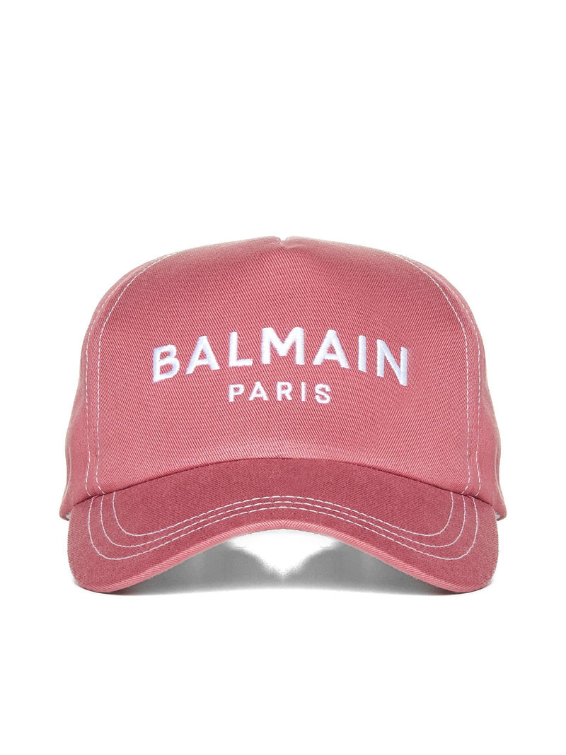 Balmain Logo Embroidery Baseball Cap - Women - Piano Luigi