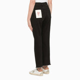 Golden Goose Cropped Black Jeans - Women - Piano Luigi