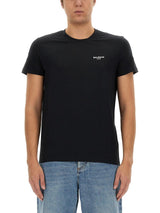 Balmain Flocked Logo T-shirt - Men - Piano Luigi