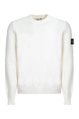 Stone Island Logo Patch Crewneck Jumper - Men - Piano Luigi