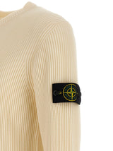 Stone Island Logo Badge Sweater - Men - Piano Luigi
