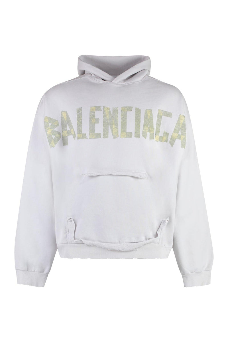 Balenciaga Cotton Hoodie - Men - Piano Luigi